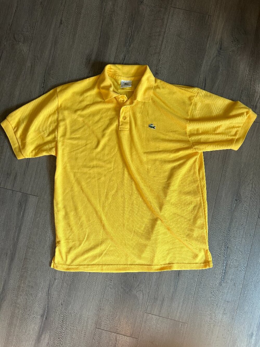 Yellow Lacoste Polo Shirt
